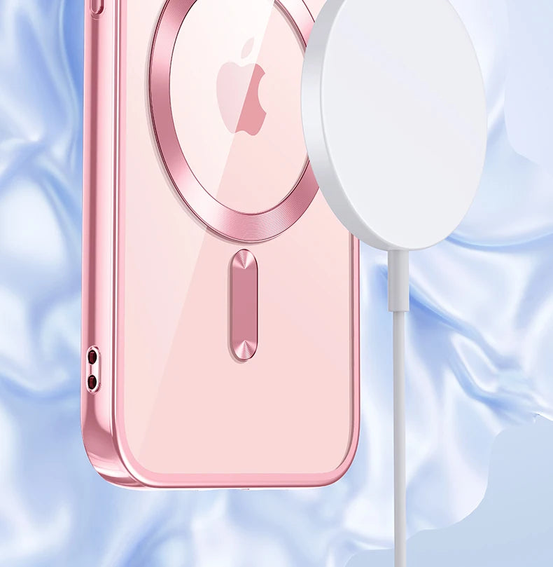 Clear Plating Ultrathin Silicone Case For iPhone
