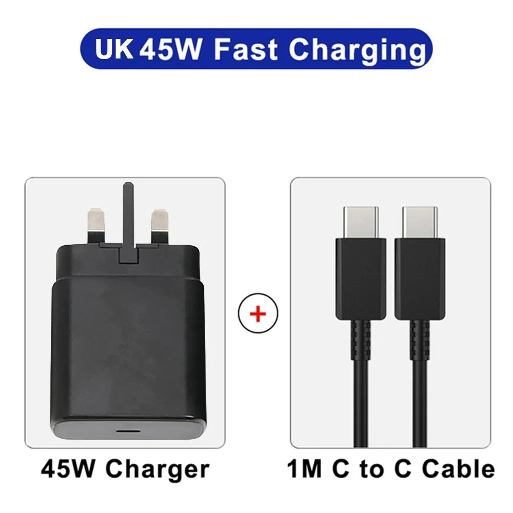 45W PD Super fast charge for  S22 S23 Ultra