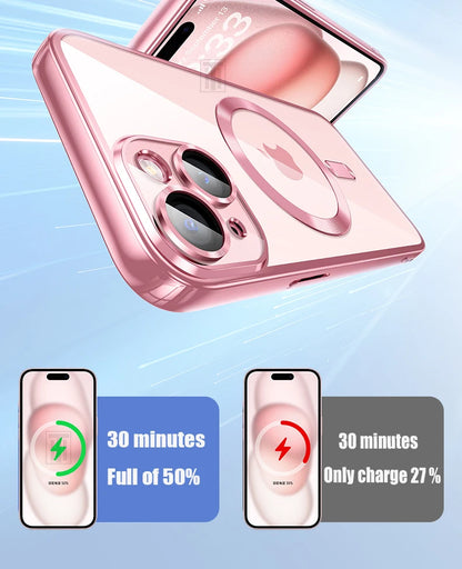 Clear Plating Ultrathin Silicone Case For iPhone