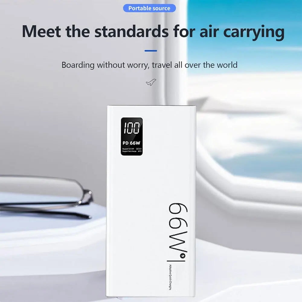 Portable 20000Mah Power Bank Pack Fast Charger