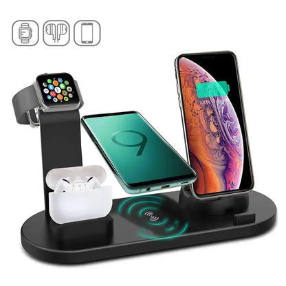 120W 7 in 1 Wireless Chargers Stand