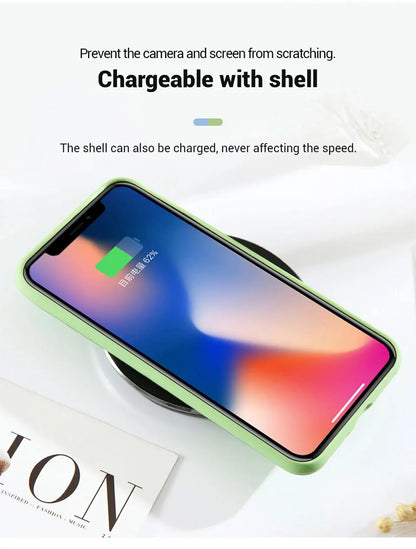 Liquid Silicone Soft Phone Case for Samsung