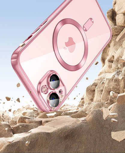Clear Plating Ultrathin Silicone Case For iPhone
