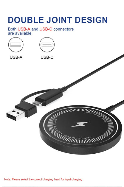 Magnetic 30W Wireless Charger Fast Charging Pad