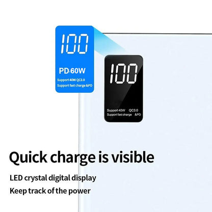 Portable 20000Mah Power Bank Pack Fast Charger