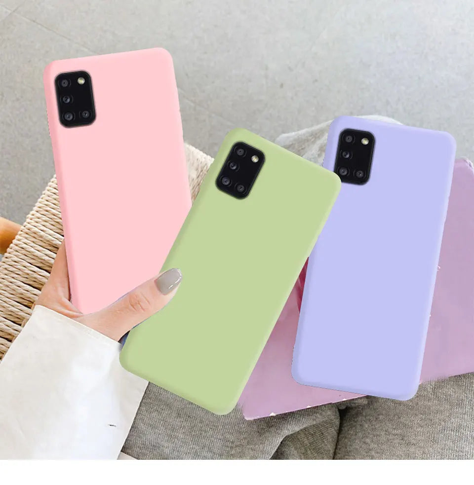 Liquid Silicone Soft Phone Case for Samsung