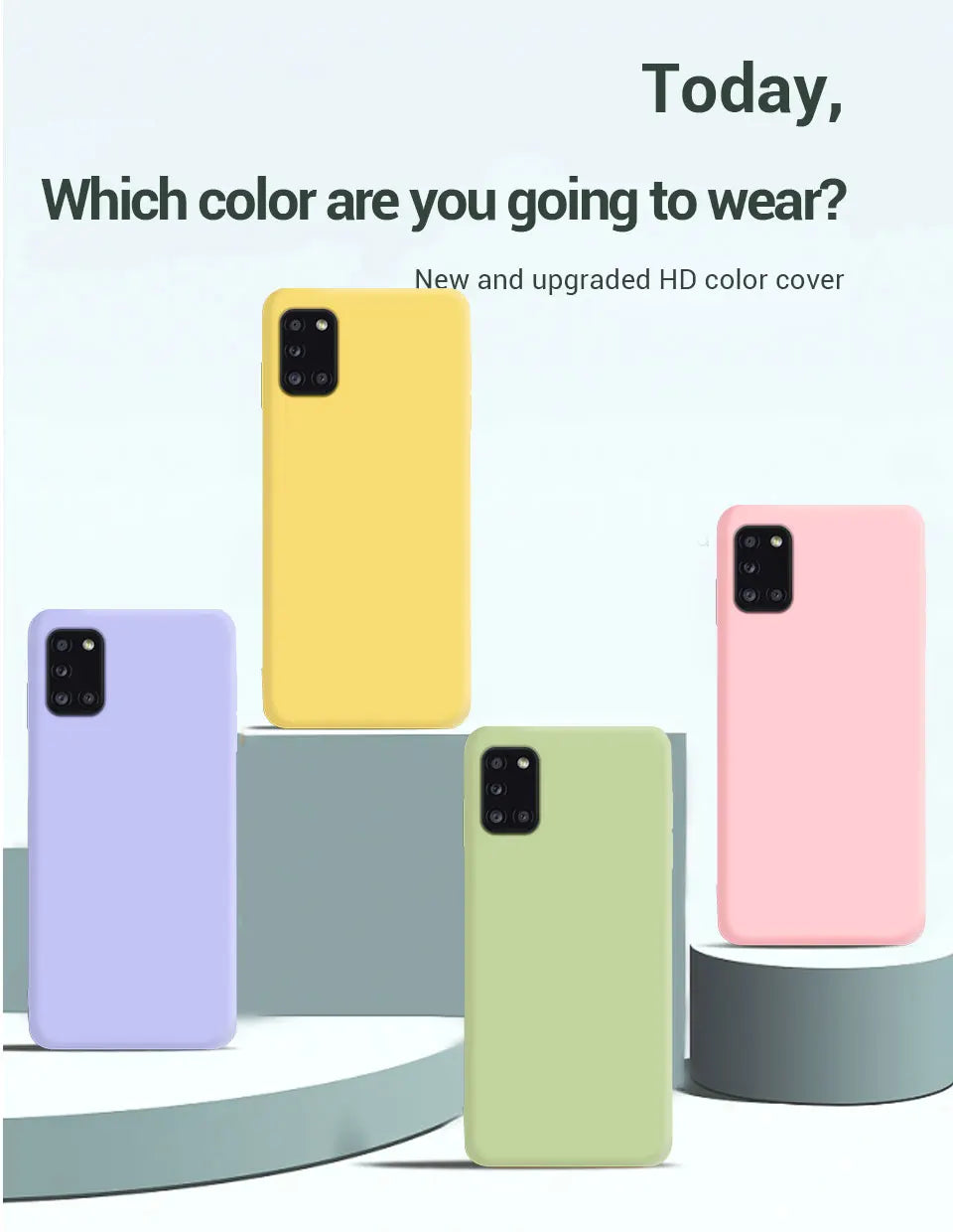 Liquid Silicone Soft Phone Case for Samsung