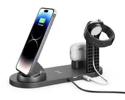 120W 7 in 1 Wireless Chargers Stand