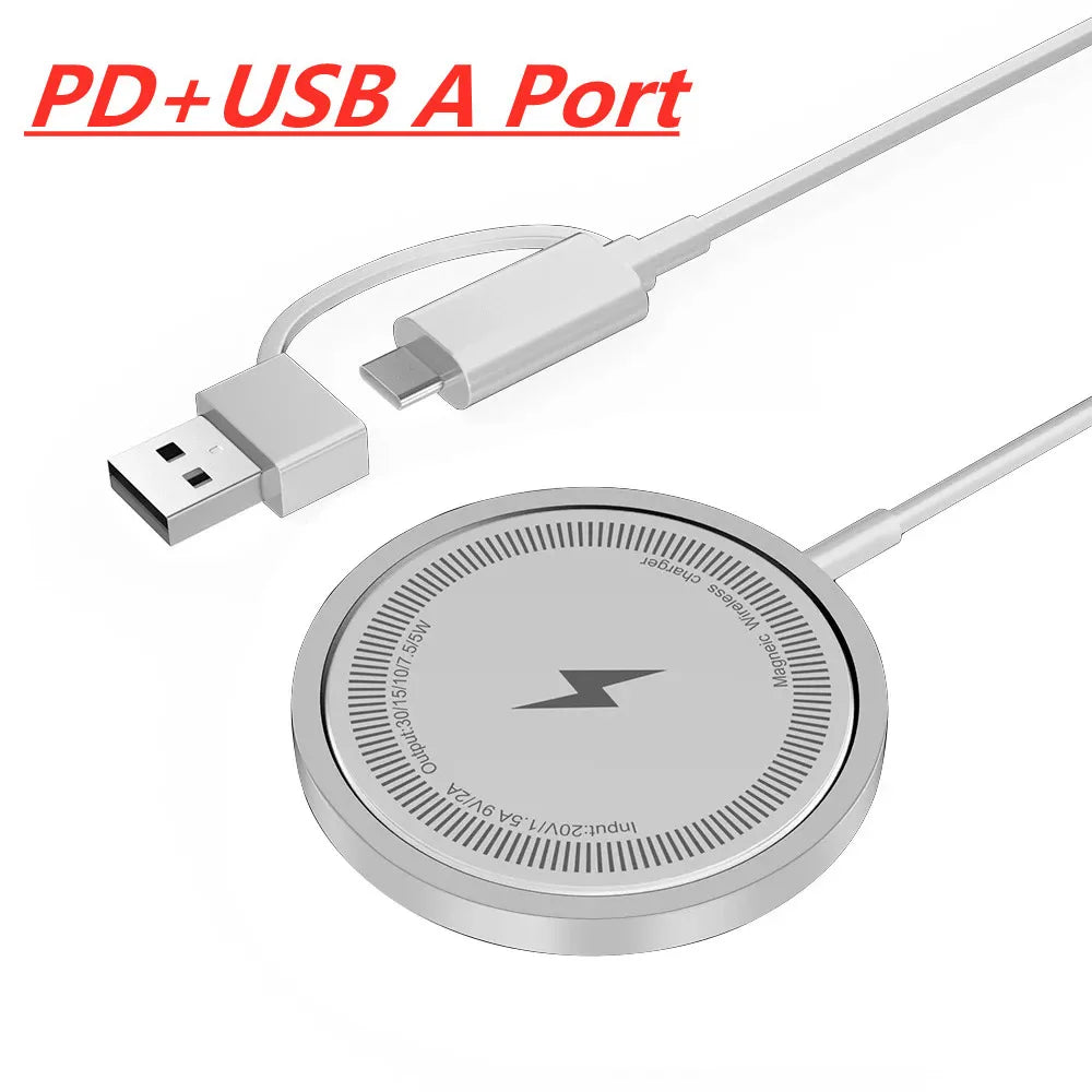 Magnetic 30W Wireless Charger Fast Charging Pad