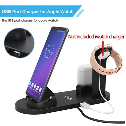 120W 7 in 1 Wireless Chargers Stand