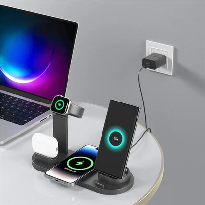 120W 7 in 1 Wireless Chargers Stand