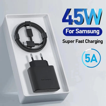 45W PD Super fast charge for  S22 S23 Ultra