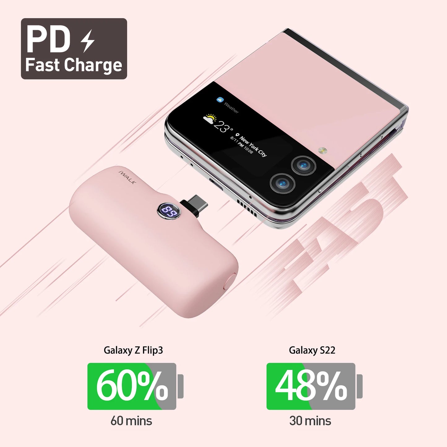 TYPE-C 4800mAh Capsule Powerbank for IPhone