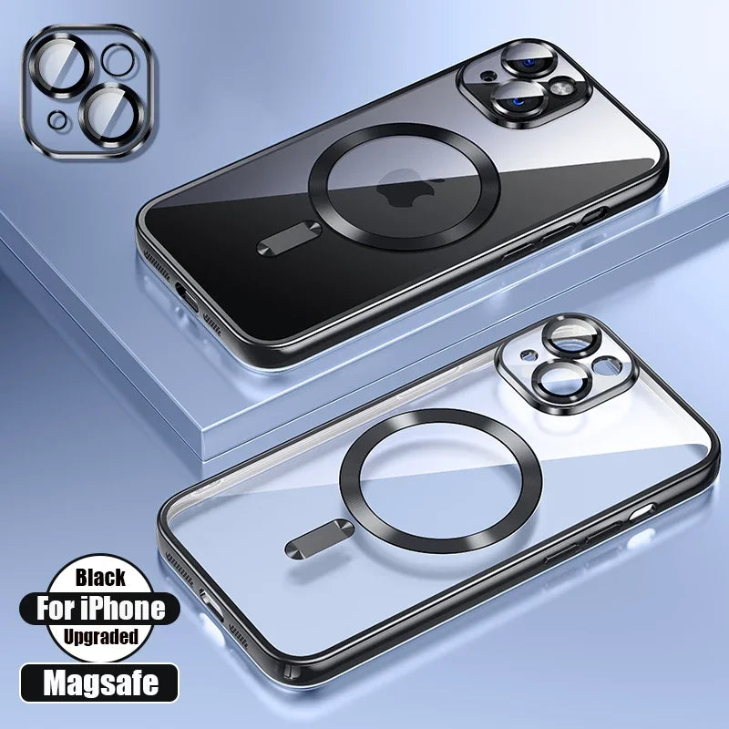 Clear Plating Ultrathin Silicone Case For iPhone
