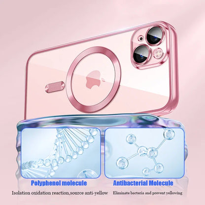 Clear Plating Ultrathin Silicone Case For iPhone