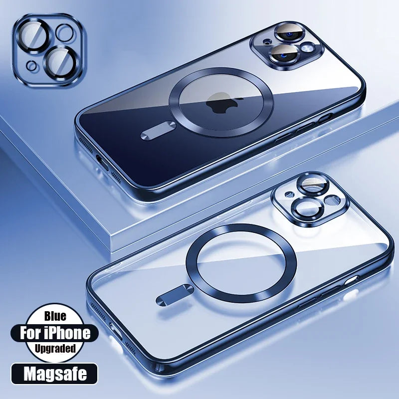 Clear Plating Ultrathin Silicone Case For iPhone