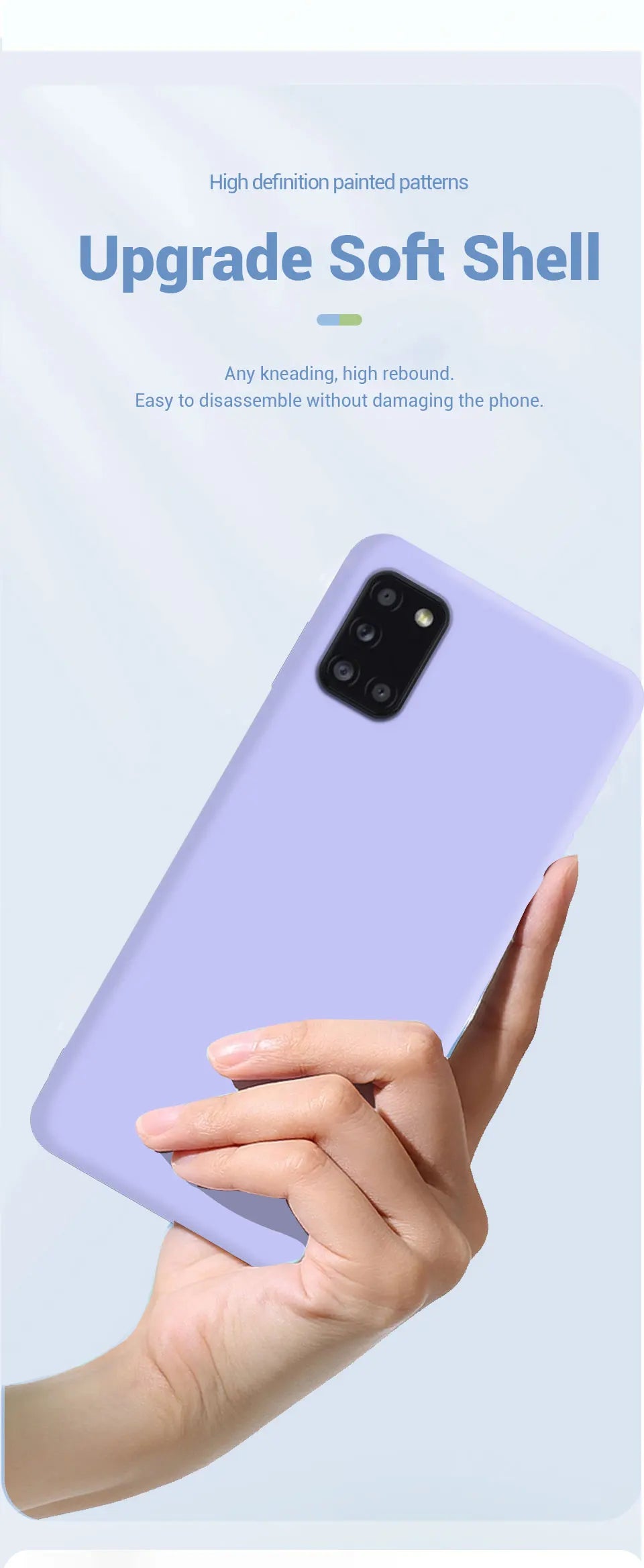 Liquid Silicone Soft Phone Case for Samsung