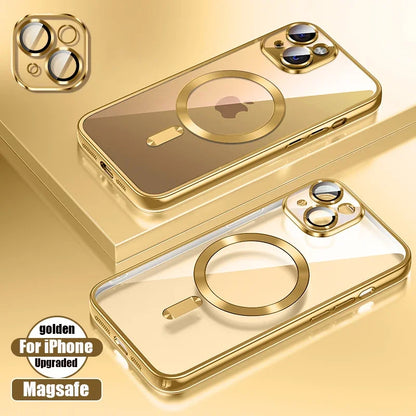 Clear Plating Ultrathin Silicone Case For iPhone