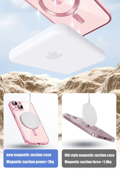 Clear Plating Ultrathin Silicone Case For iPhone