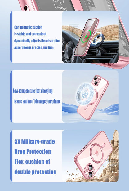 Clear Plating Ultrathin Silicone Case For iPhone