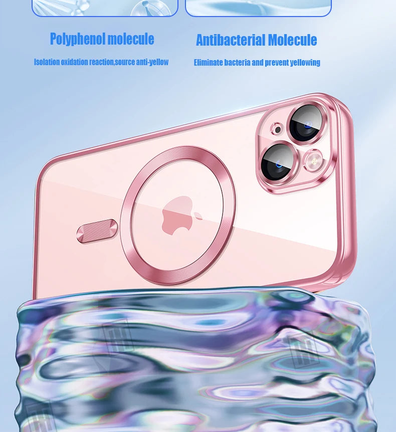 Clear Plating Ultrathin Silicone Case For iPhone