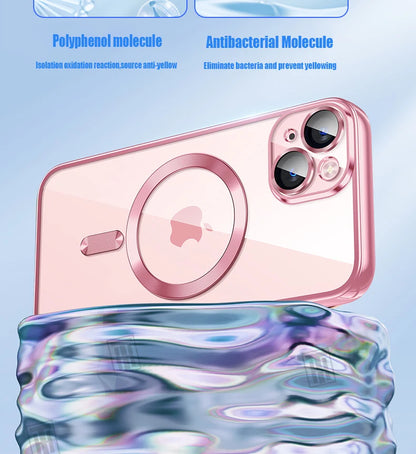 Clear Plating Ultrathin Silicone Case For iPhone