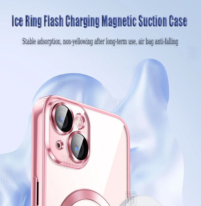 Clear Plating Ultrathin Silicone Case For iPhone