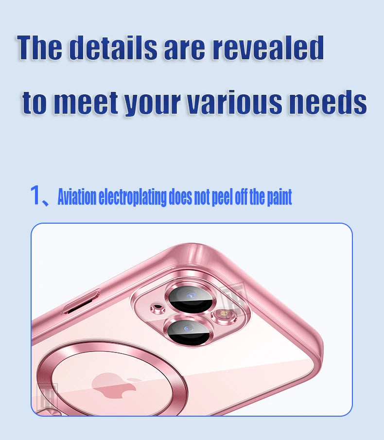 Clear Plating Ultrathin Silicone Case For iPhone