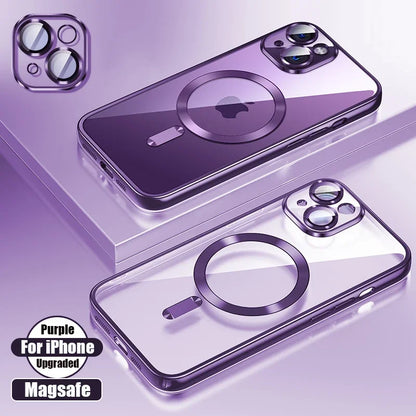 Clear Plating Ultrathin Silicone Case For iPhone