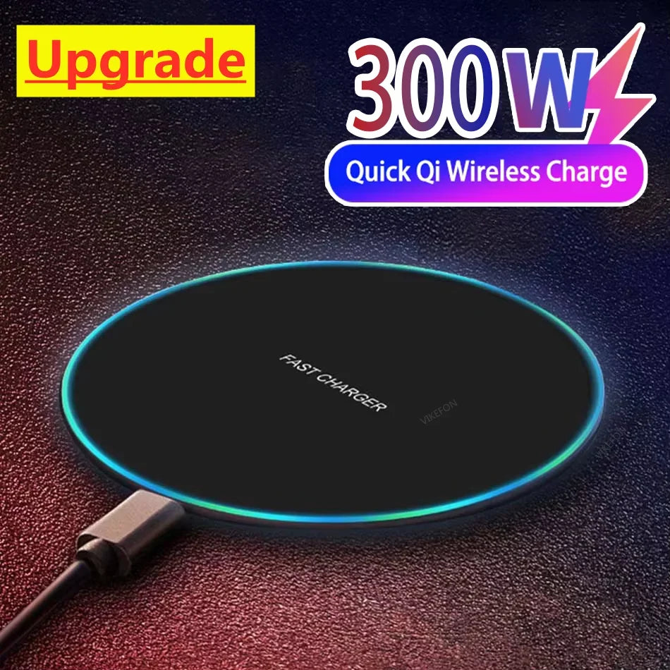 300W Wireless Charger For iPhone 16 15 14 13 Pro