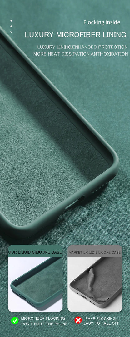 Liquid Silicone Protective Case For Xiaomi